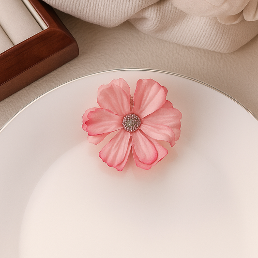 Pastel Petal Blossom Hair Clip