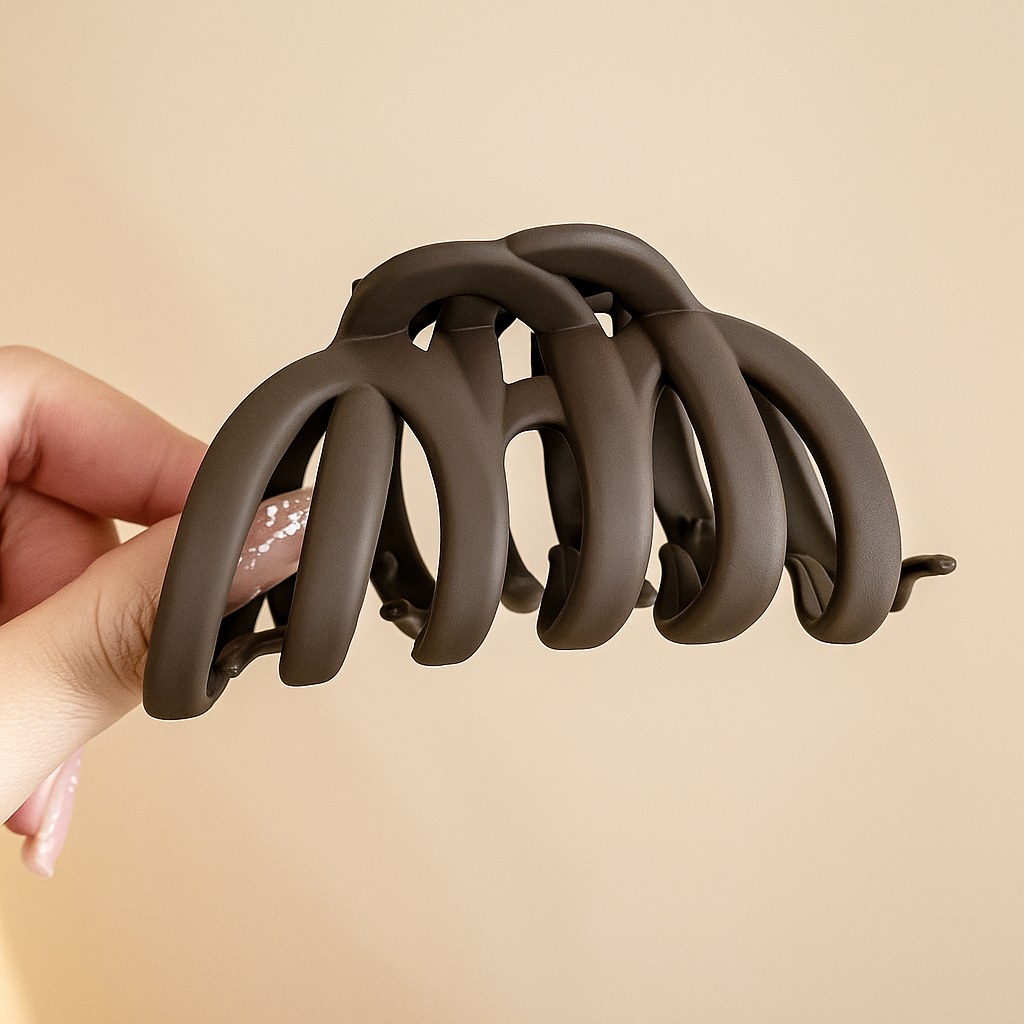 Matte Wave Claw Clip