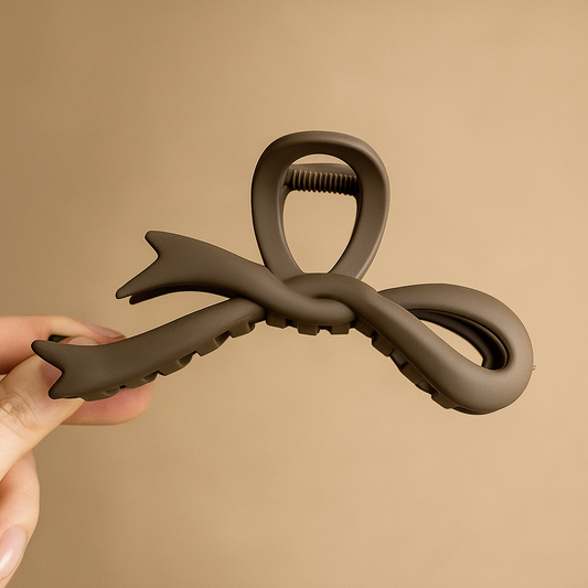 Classic Matte Bow Claw Hair Clip