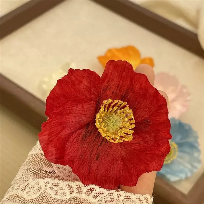 Pastoral Flower Side Hair Clip