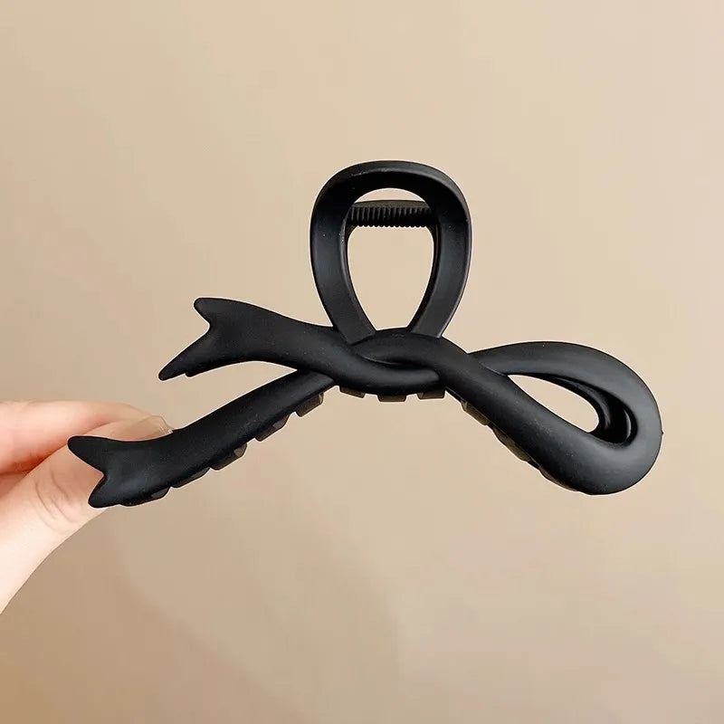 Classic Matte Bow Claw Hair Clip
