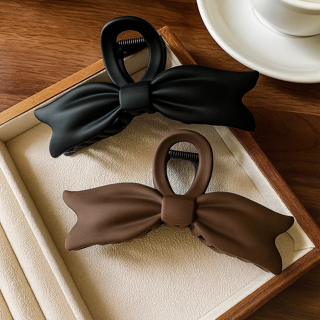 Classic Matte Bow Hair Claw