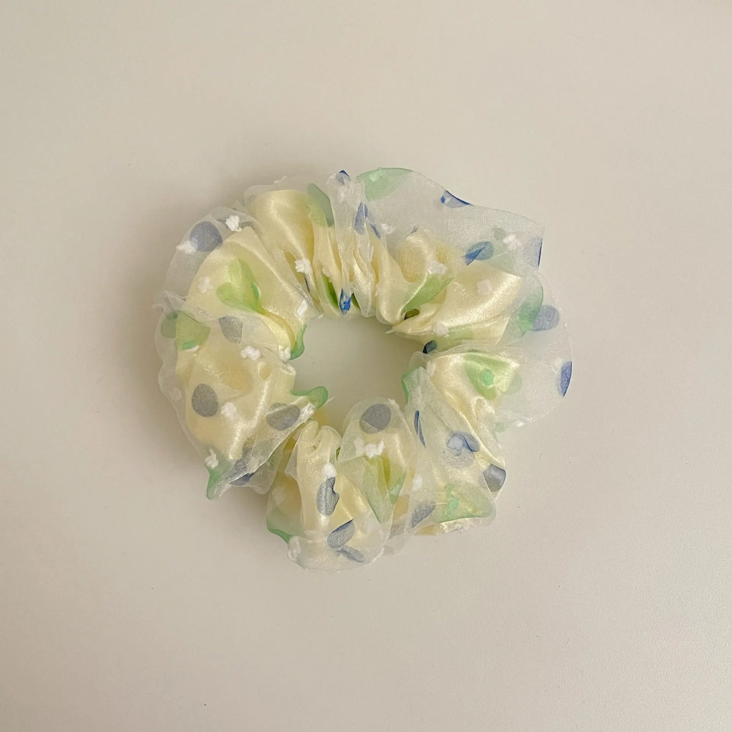 Classic Polka Print Hair Scrunchie