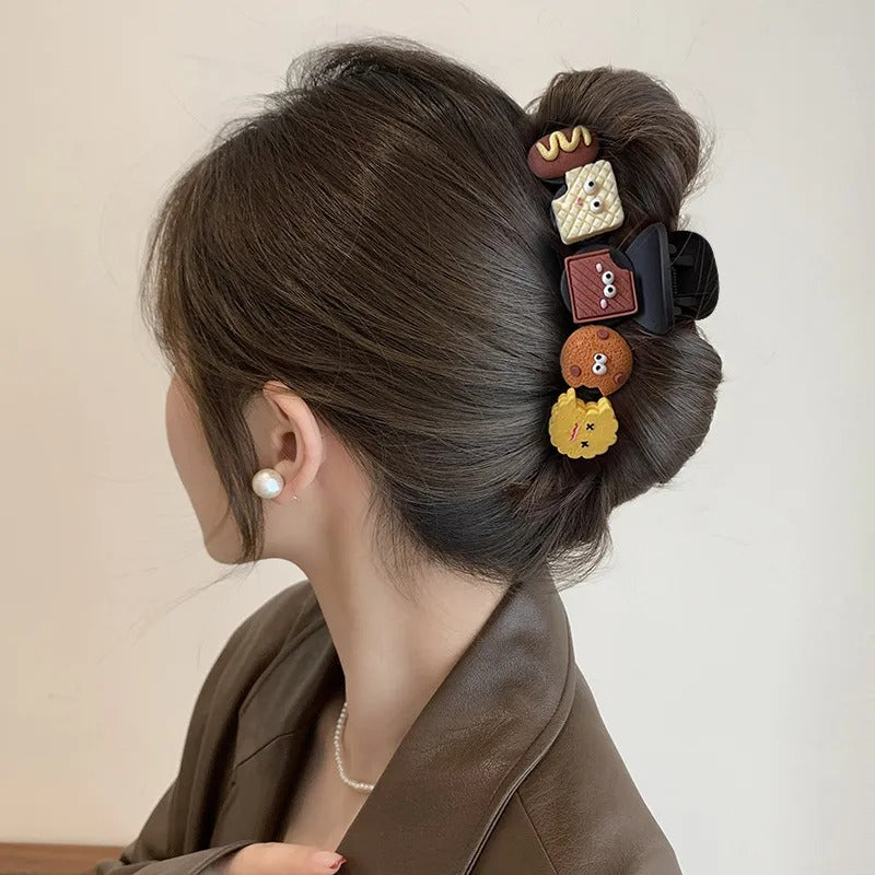 Kawaii Snack Hair Claw Clip