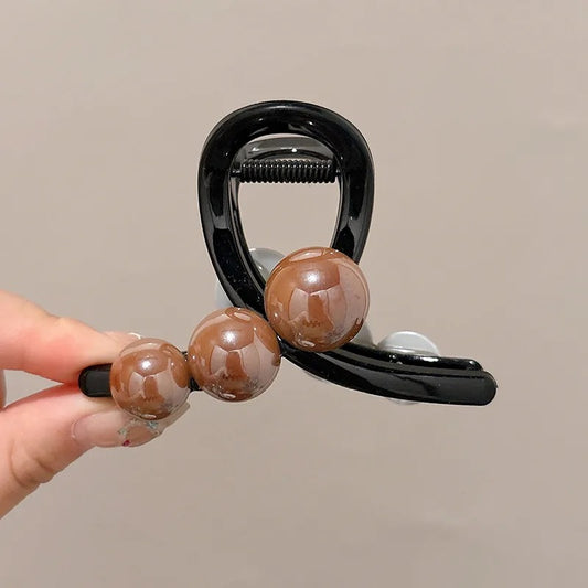 Pearl Touch Classic Hair Claw Clip