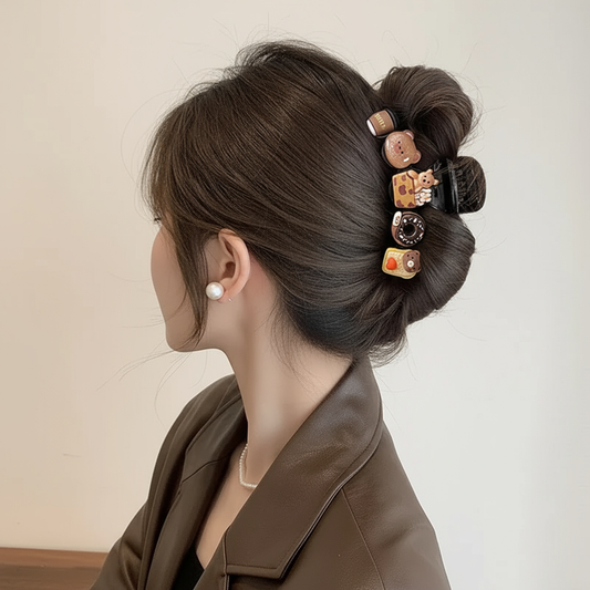 Kawaii Snack Hair Claw Clip