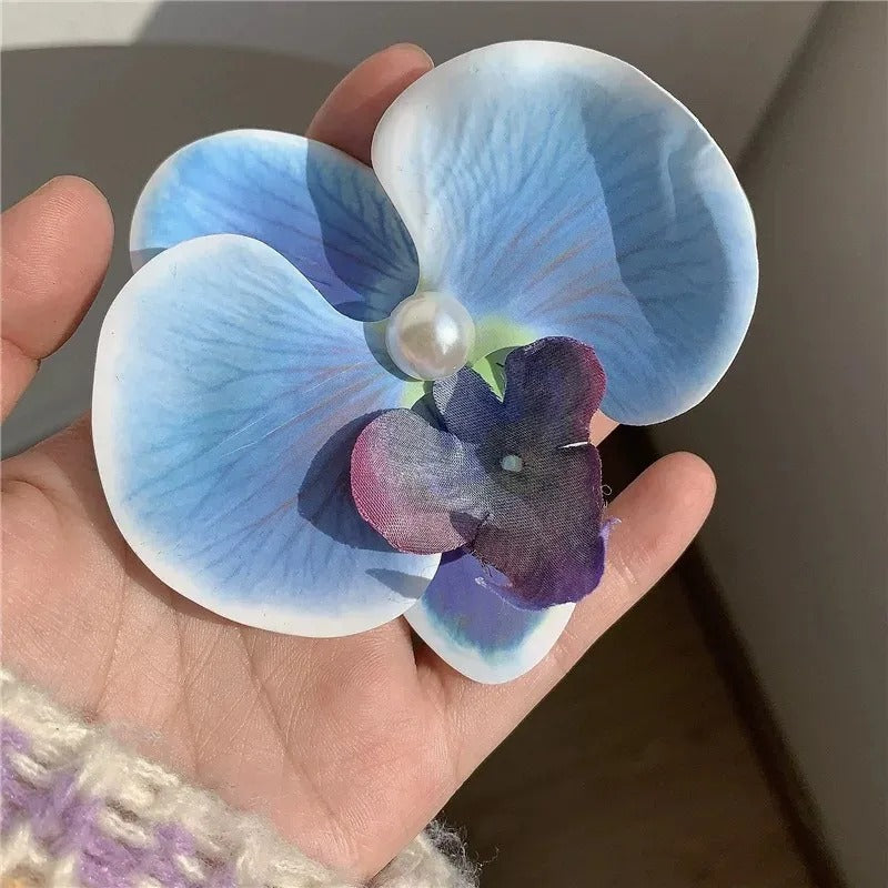 Pastoral Flower Plastic Hair Clip