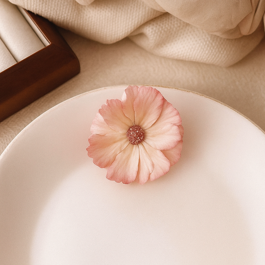 Pastel Petal Blossom Hair Clip