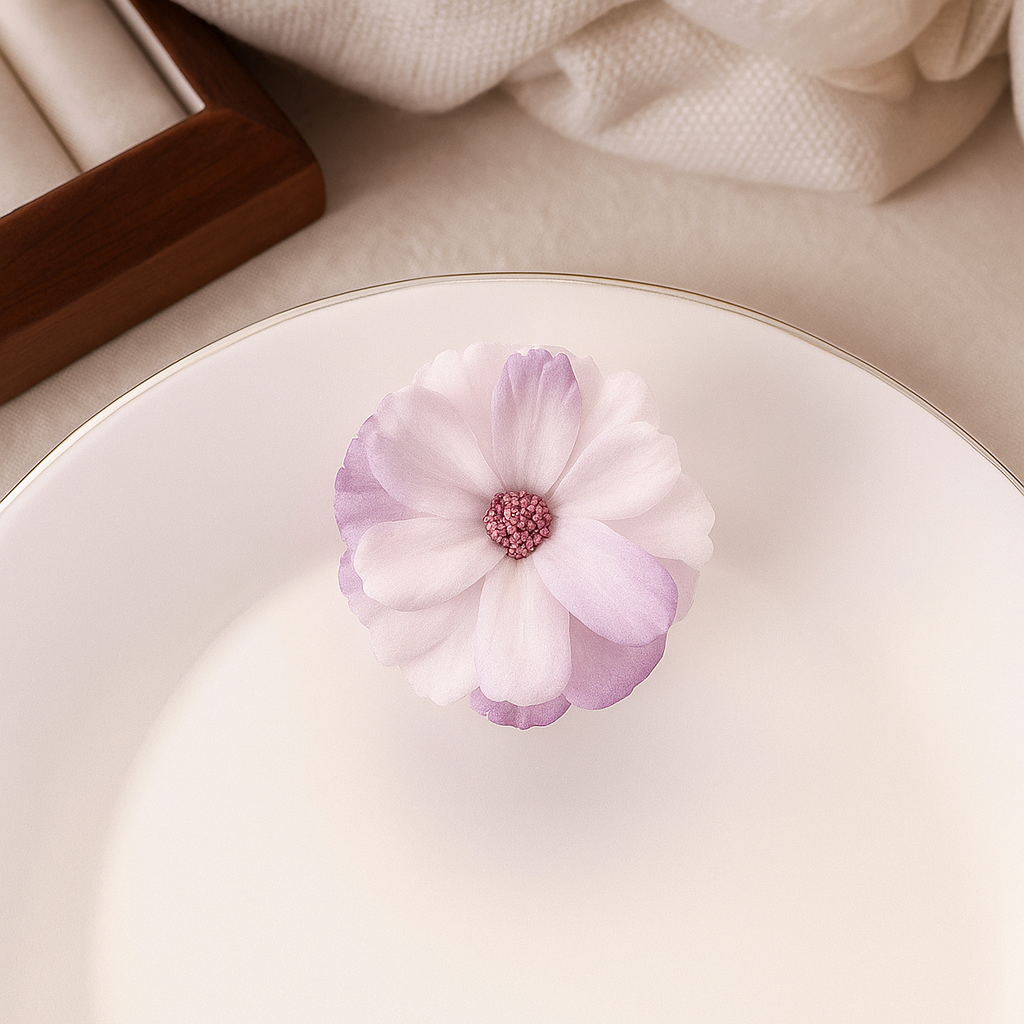Pastel Petal Blossom Hair Clip