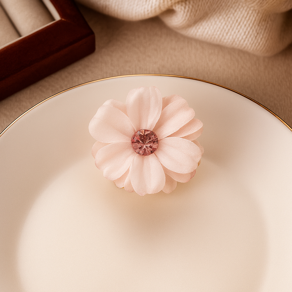 Pastel Petal Blossom Hair Clip
