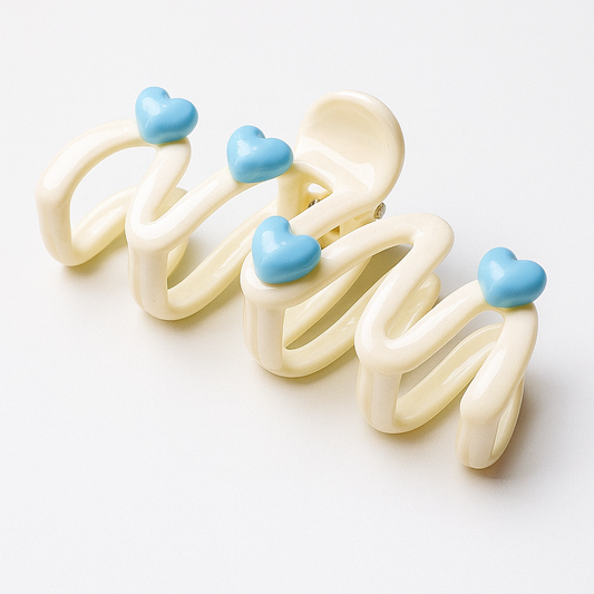 Love Wave Cute Pastel Hair Clip