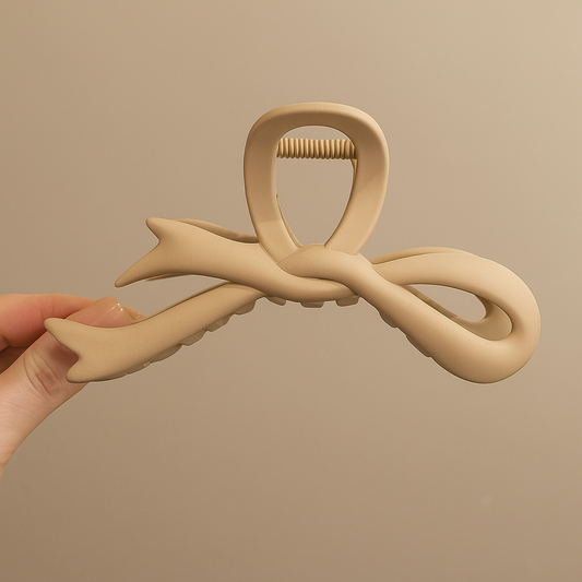 Classic Matte Bow Claw Hair Clip