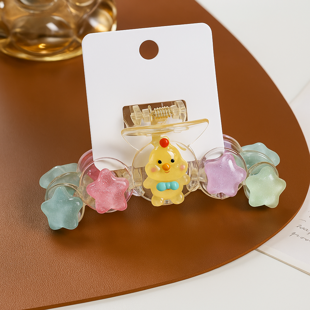 Funky Cartoon Hair Claw Clip