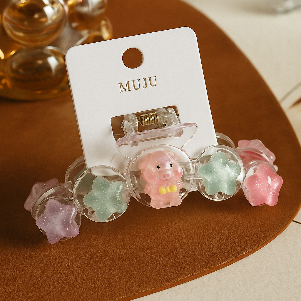 Funky Cartoon Hair Claw Clip