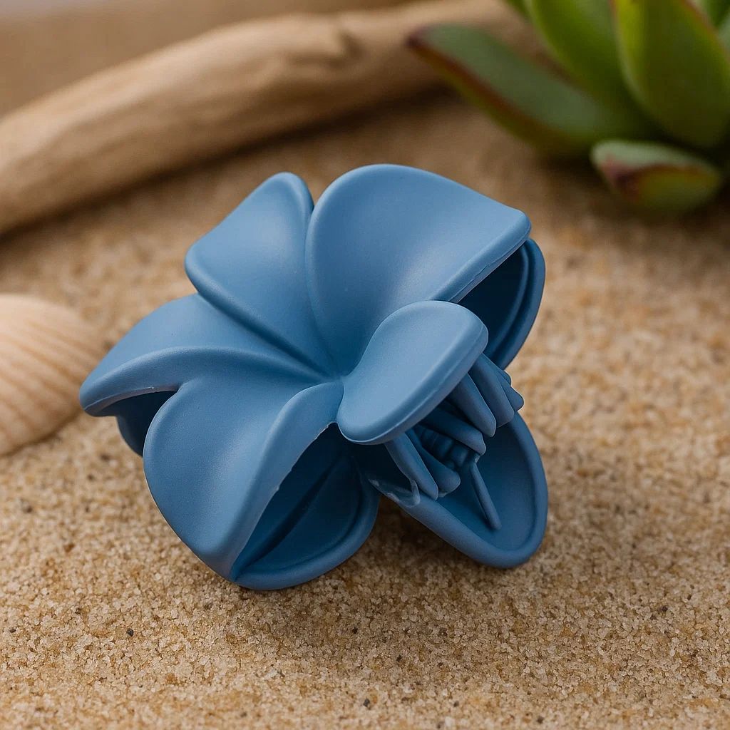 Floral Chic Hair Claw Clip