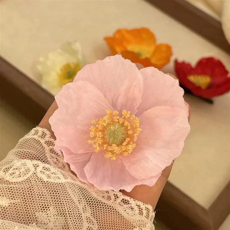 Pastoral Flower Side Hair Clip