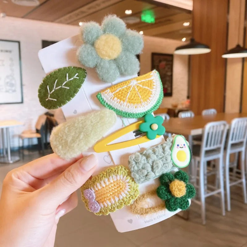 Flower Acrylic Kid's Hair Clip