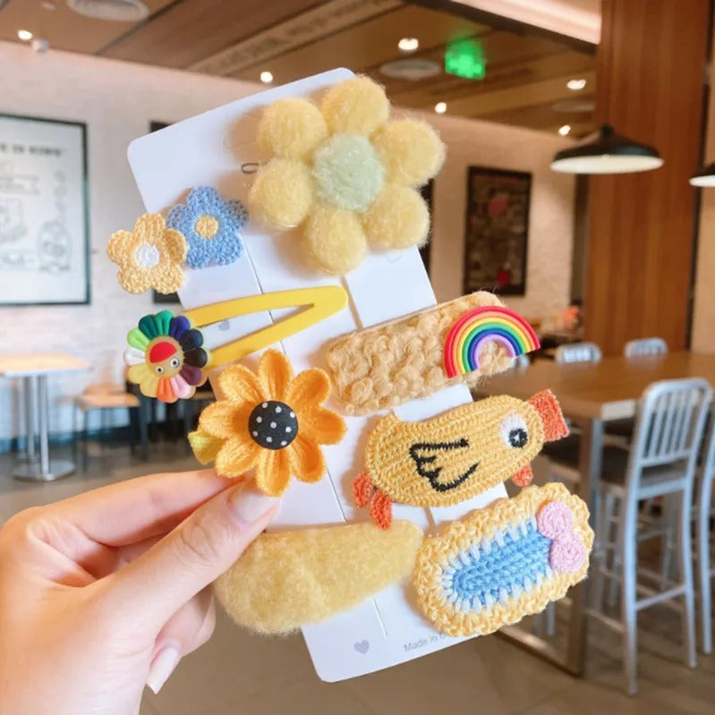 Flower Acrylic Kid's Hair Clip