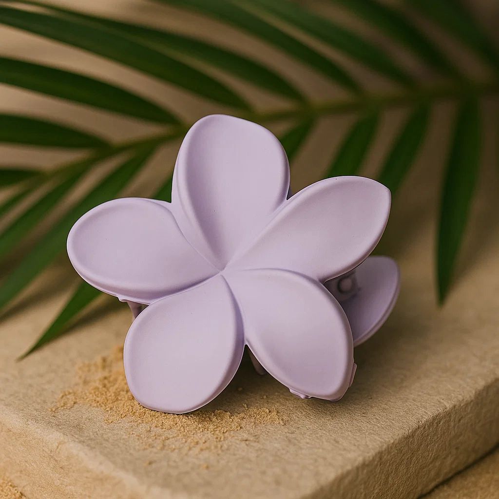 Floral Chic Hair Claw Clip