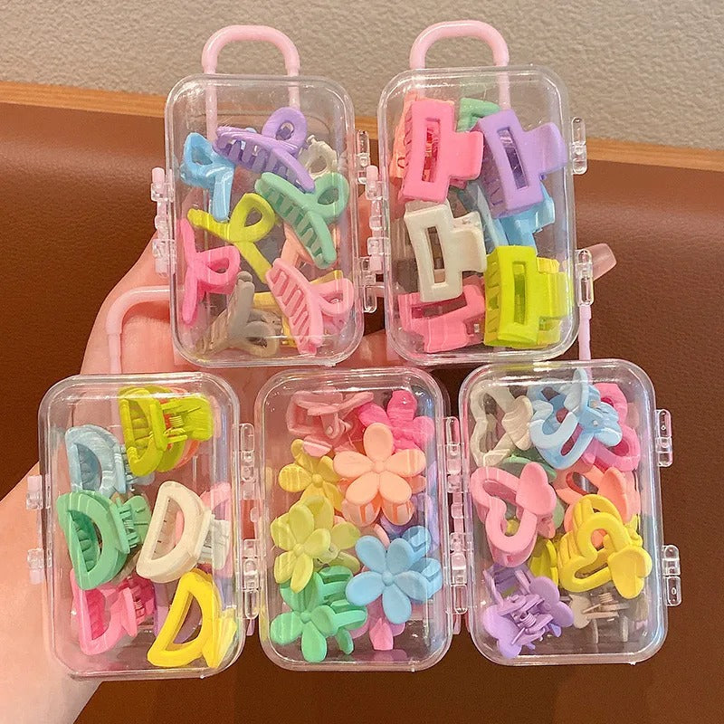 Mini Colorful Hair Claw Clips