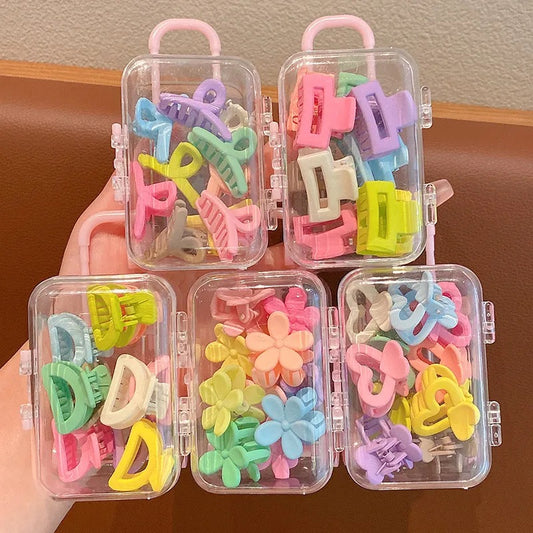 Mini Colorful Hair Claw Clips