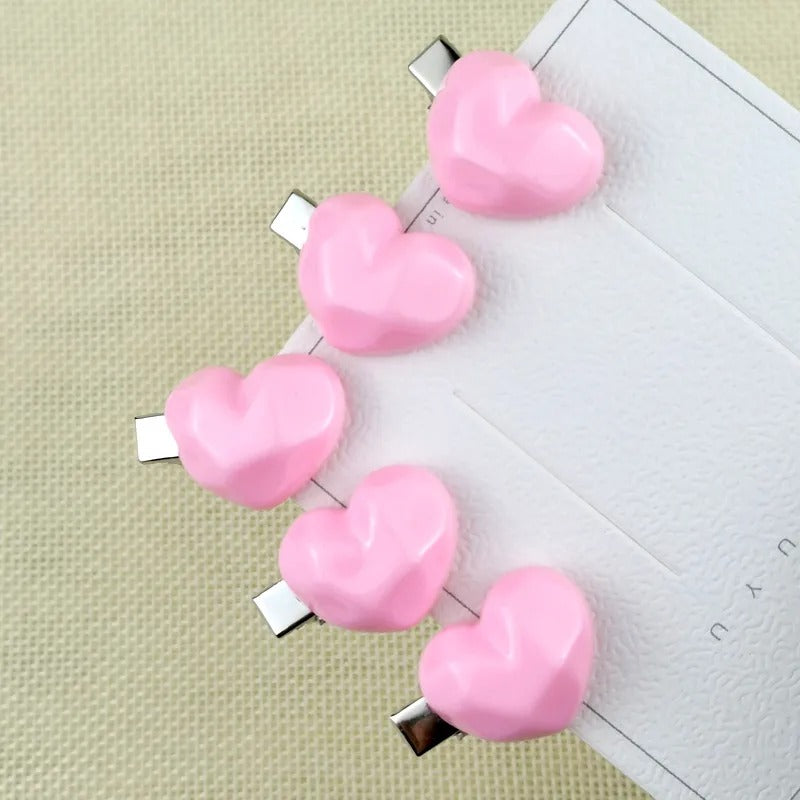 Floral Rose Hair Clip Set of 5 Pieces