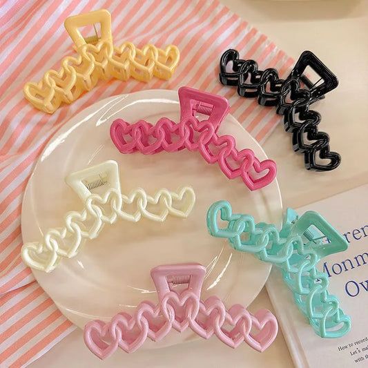 Dopamine Love Heart Claw Clip