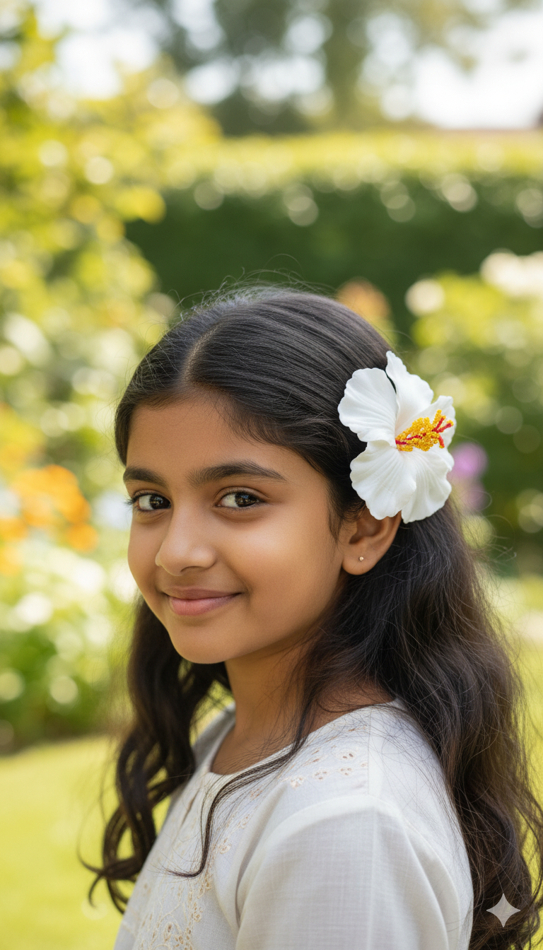 Tulip Flower Hair Side Pin