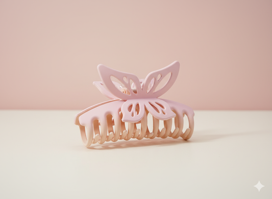 Butterfly-Inspired Hair Claw Clip