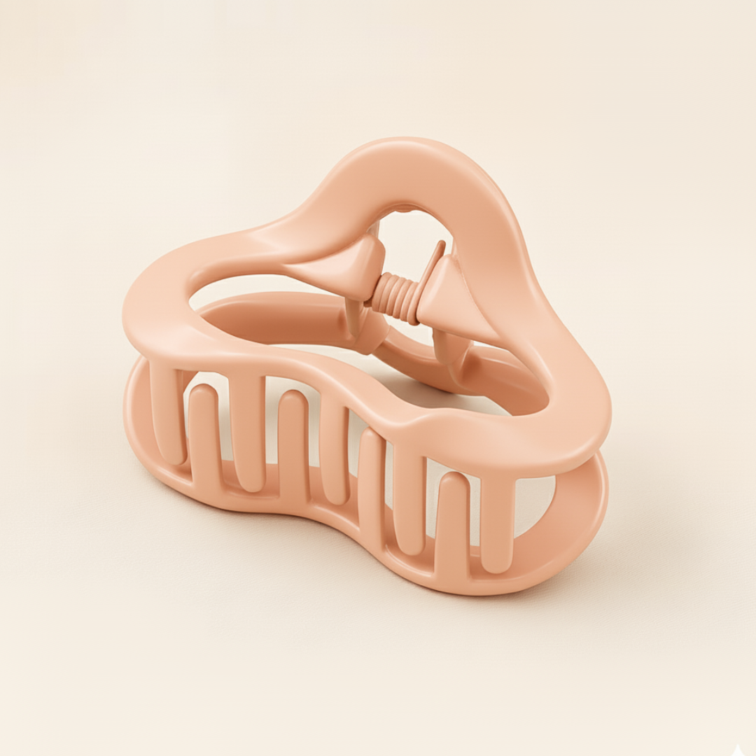 Pastel Wavy Hair Claw Clips