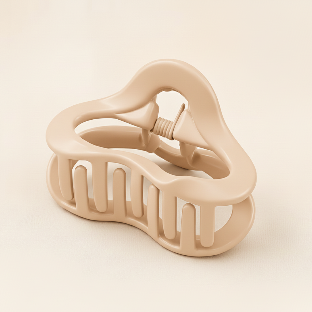 Pastel Wavy Hair Claw Clips