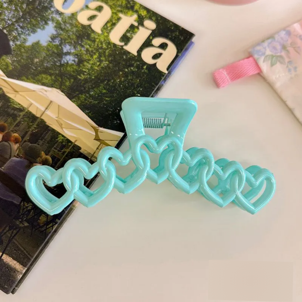 Dopamine Love Heart Claw Clip