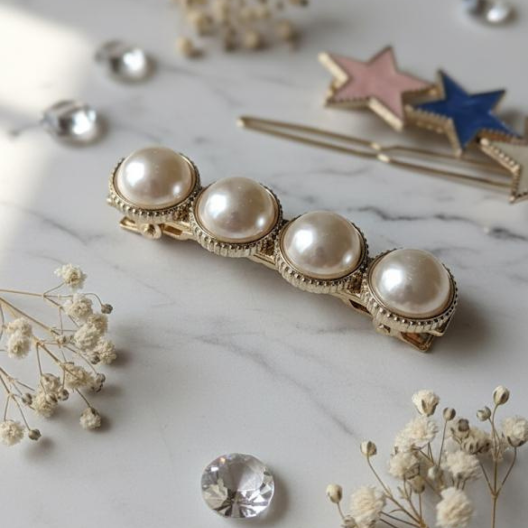 Gracefful Pearl Hair Pins