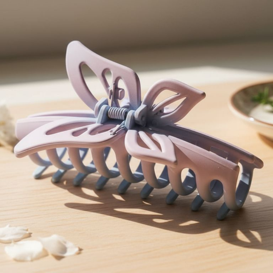 Butterfly-Inspired Hair Claw Clip