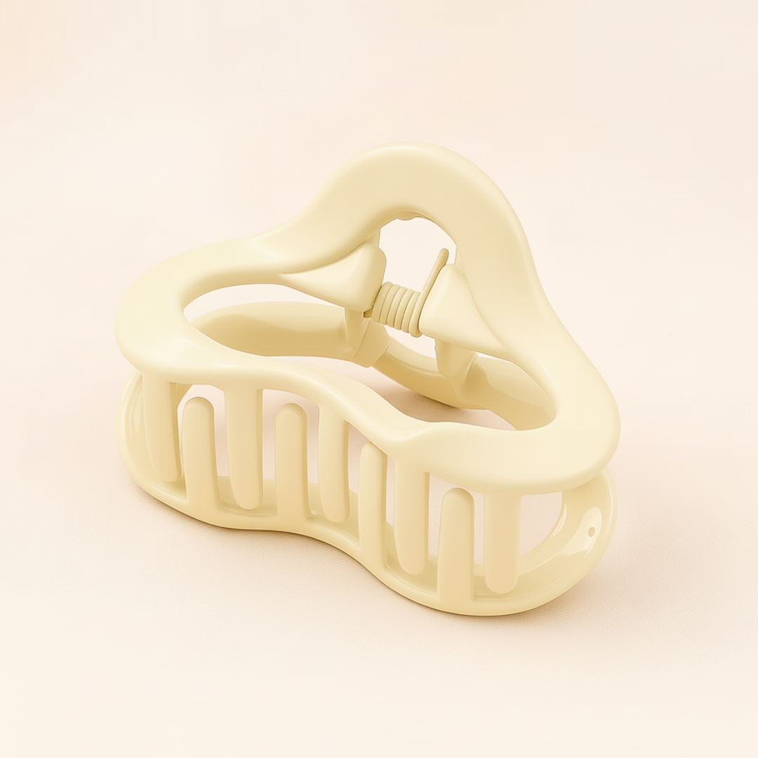 Pastel Wavy Hair Claw Clips