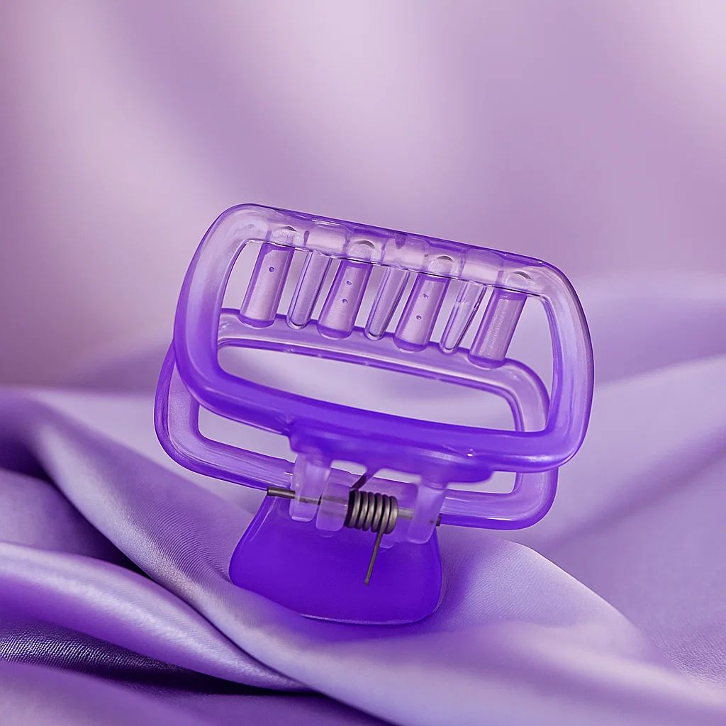 Amber Gradient Square Hair Claw Clip