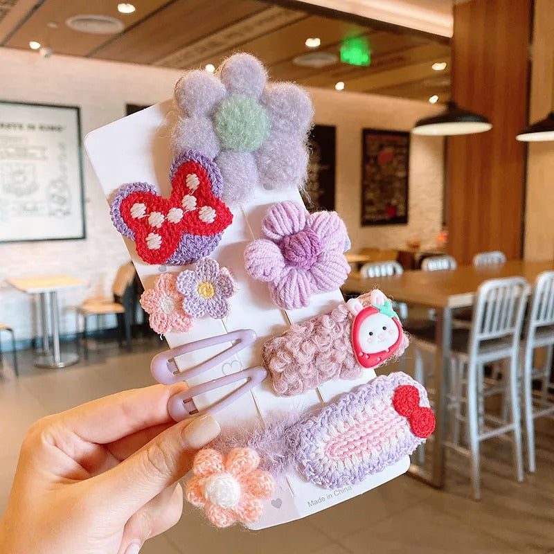 Flower Acrylic Kid's Hair Clip