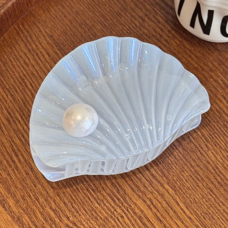 Ocean Charm Pearl Hair Clip