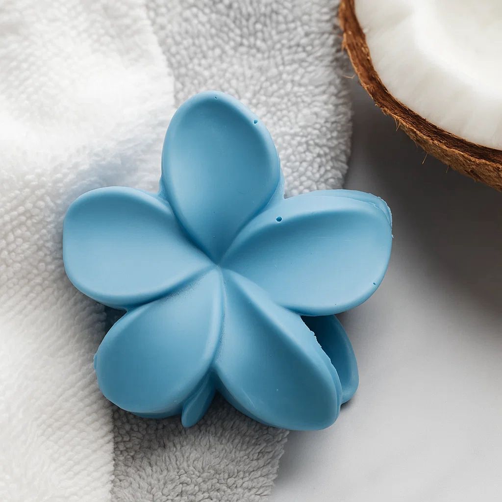 Floral Chic Hair Claw Clip