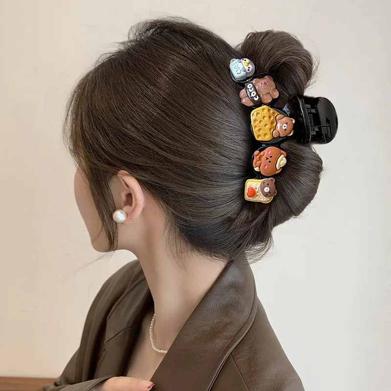 Kawaii Snack Hair Claw Clip