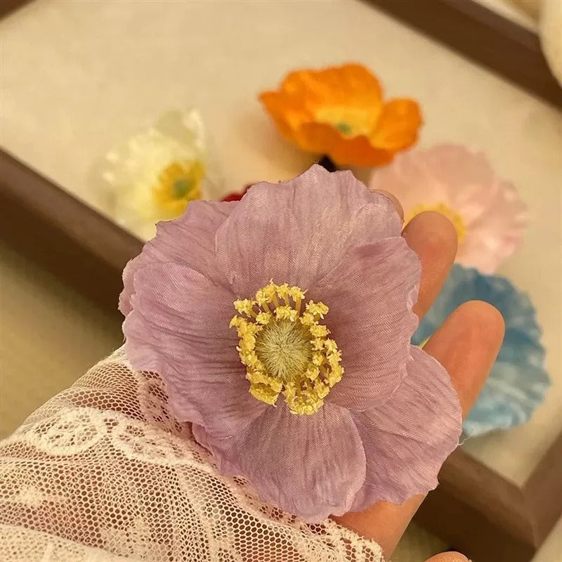 Pastoral Flower Side Hair Clip