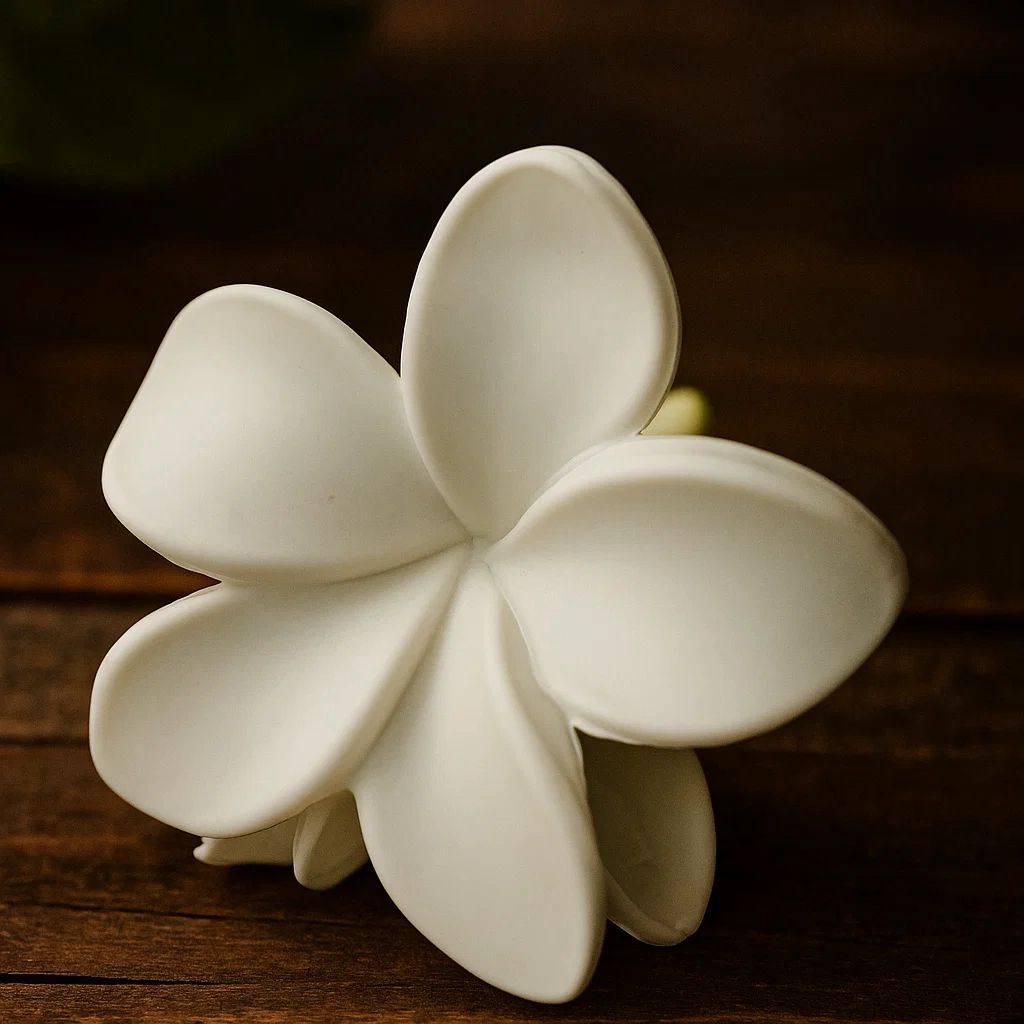 Floral Chic Hair Claw Clip