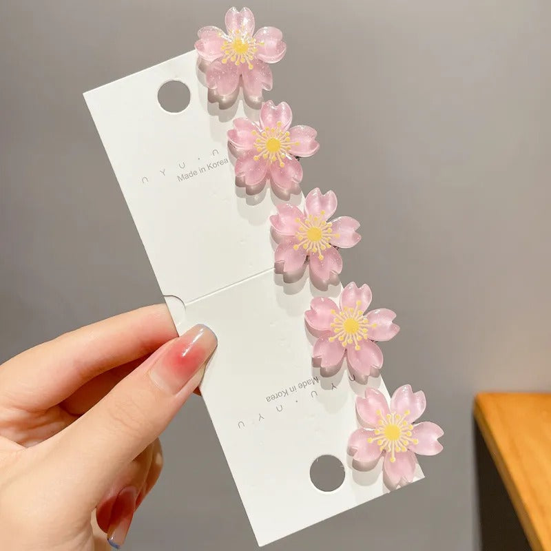 Plumeria Resin Hair Clip