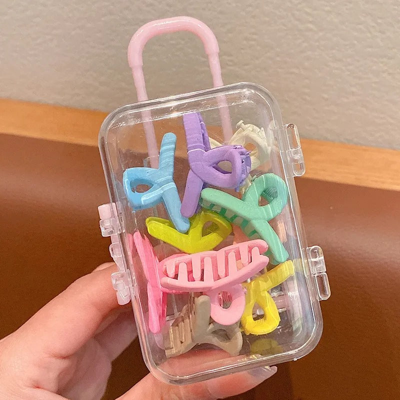 Mini Colorful Hair Claw Clips