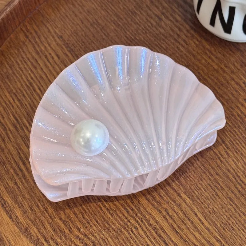 Ocean Charm Pearl Hair Clip