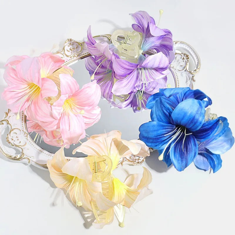 Big Flower Acrylic Hair Claw
