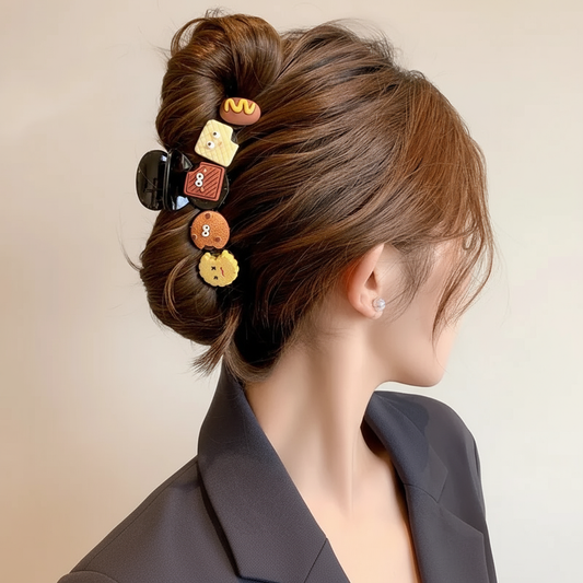 Kawaii Snack Hair Claw Clip