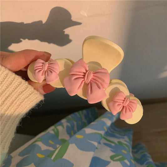 Pastel Peach Hair Claw Collection