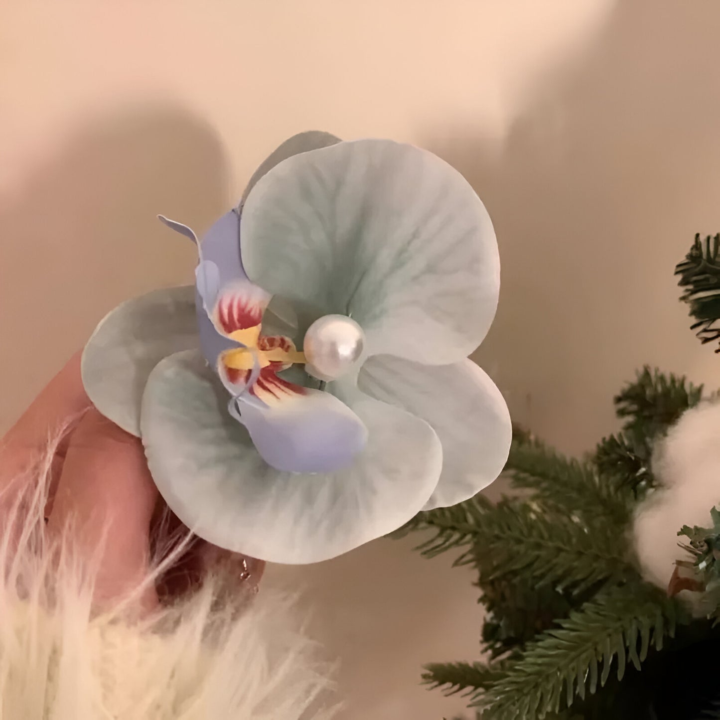 Pastoral Flower Plastic Hair Clip