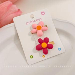 Daisy Hair Clip Set – Korean Aesthetic